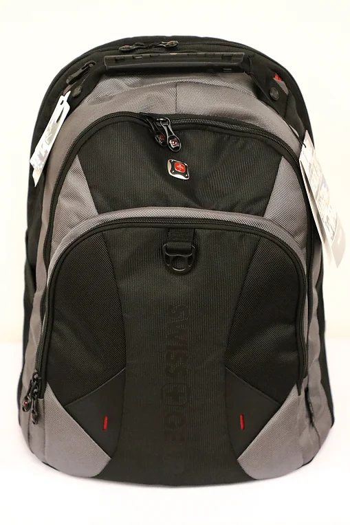 backpack laptop swissgear Swiss Gear Pulsar 16" Black/Grey Padded Laptop Backpack