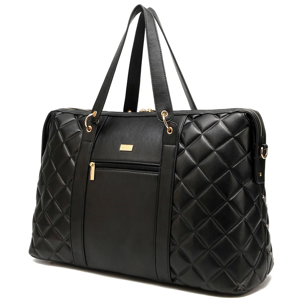Quilted weekender bag sales