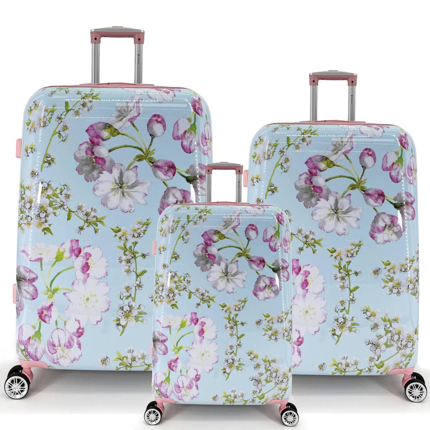 Spinner Jessica Simpson Luggage Purple Jessica Simpson Jewel Plaid