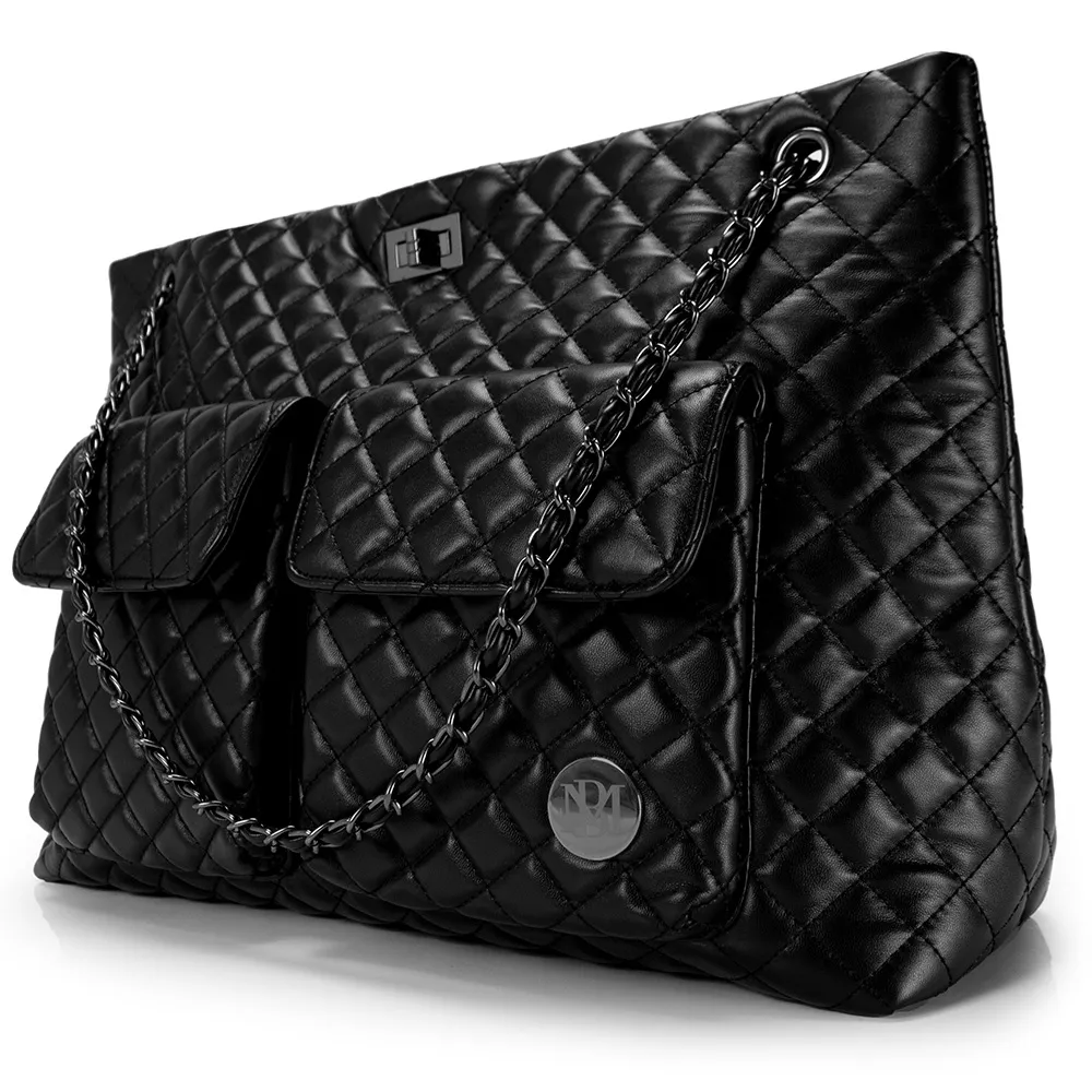 Badgley Mischka Diana Vegan Leather Tote Weekender Bag