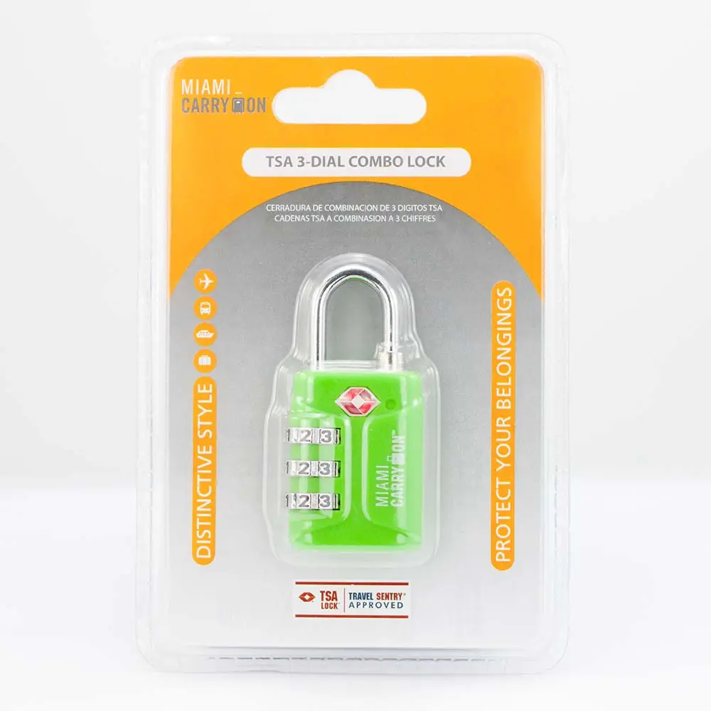 Miami Carry-On TSA Approved Combination Padlock