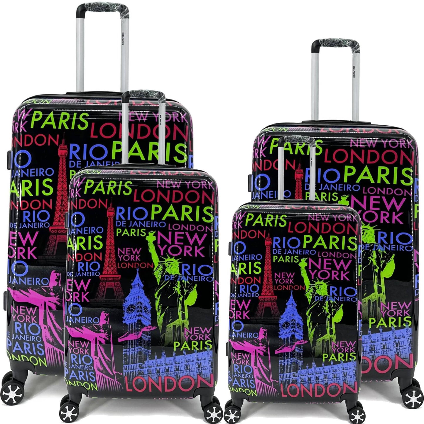 Xpress Hardside Printed Luggage (0028) (SET)