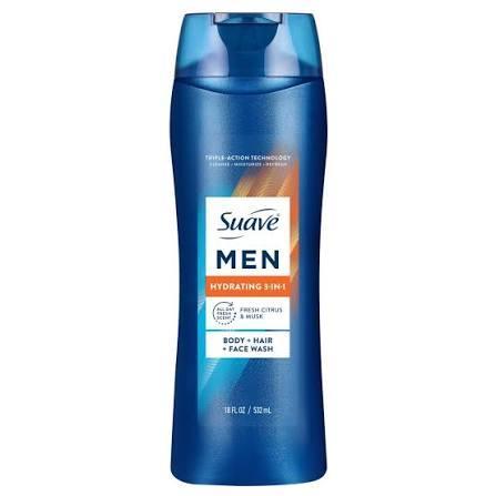 Suave-Men/3-in-1(Body+Hair+Fash Wash)