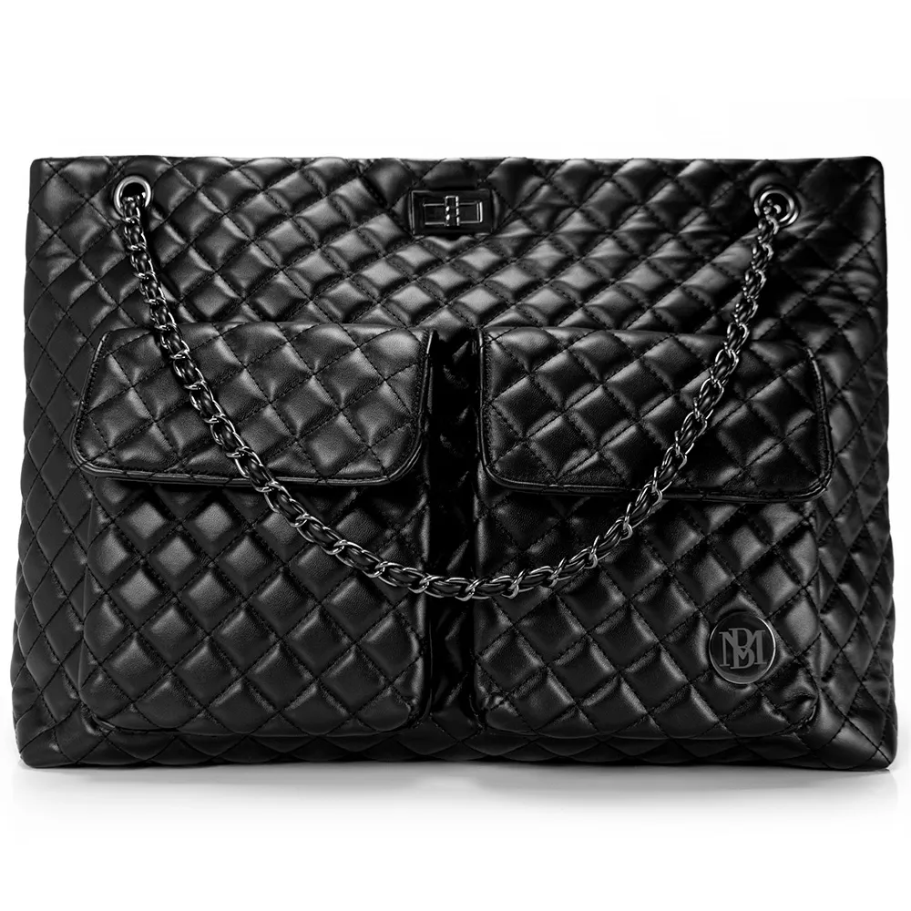Badgley Mischka Diana Vegan Leather Tote Weekender Bag