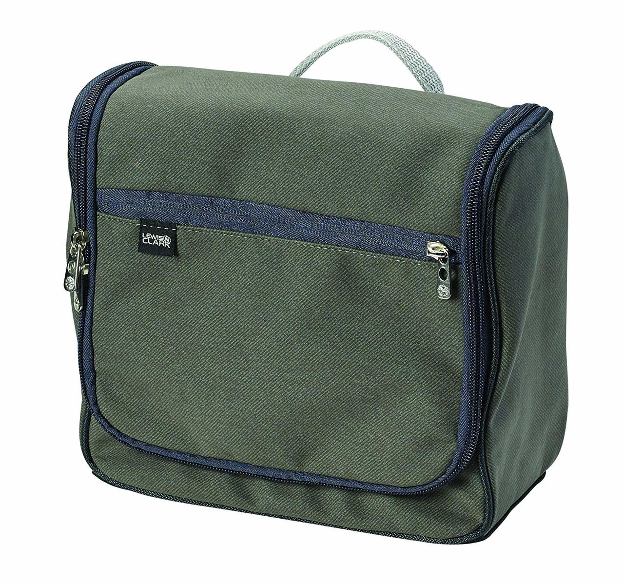 Lewis N. Clark Brushed Twill Hanging Toiletry Kit