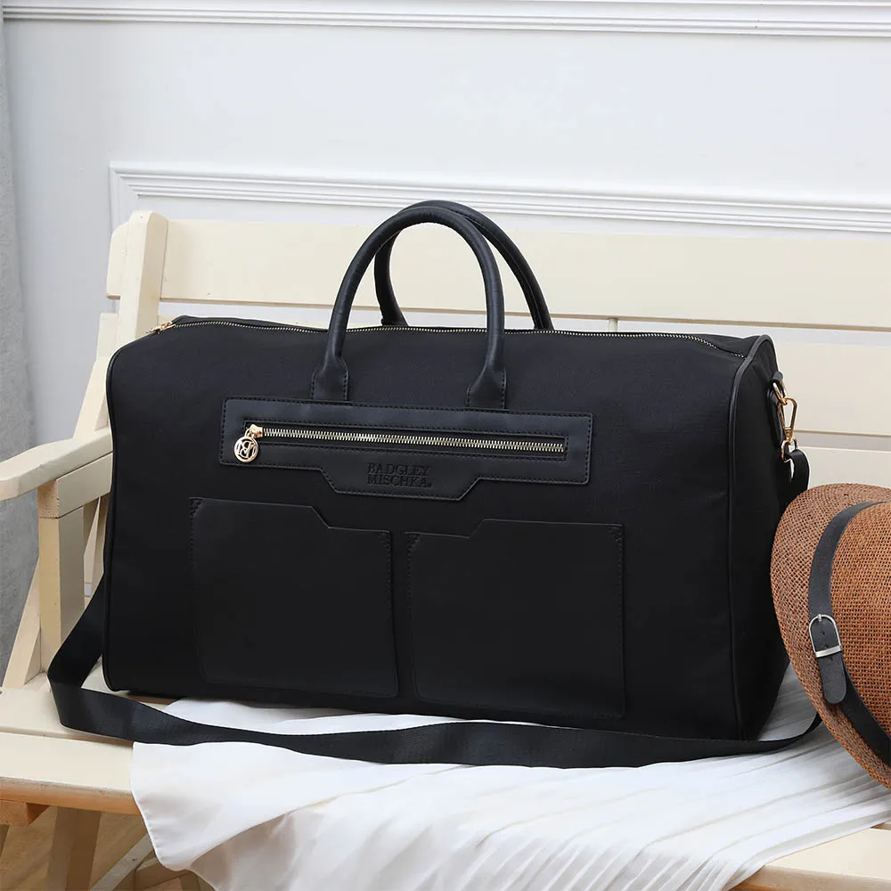 Badgley Mischka Duffel Weekender Travel Bag
